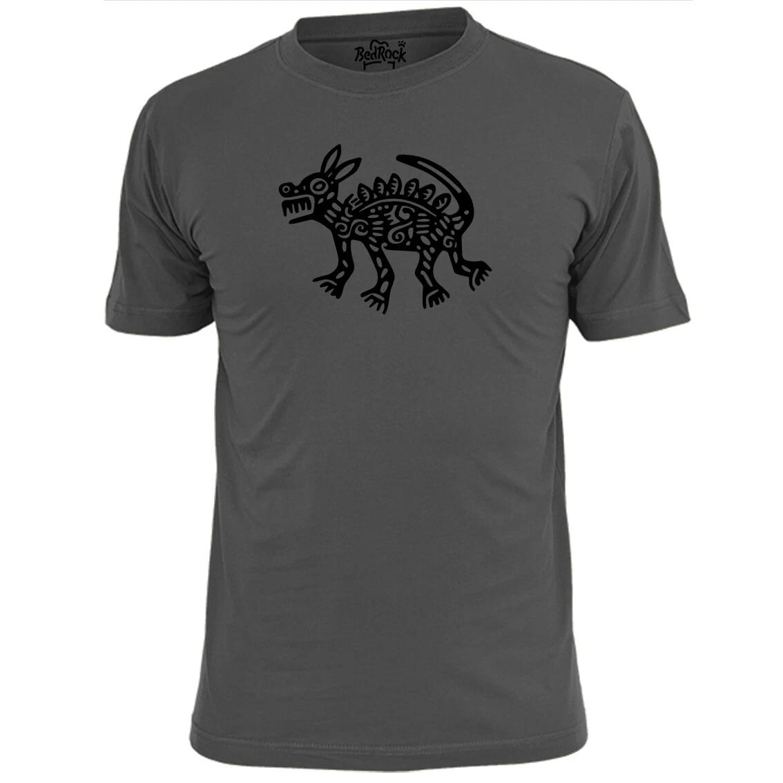 Mens Aztec Dog T shirt Art Tribal Mexico 3XL