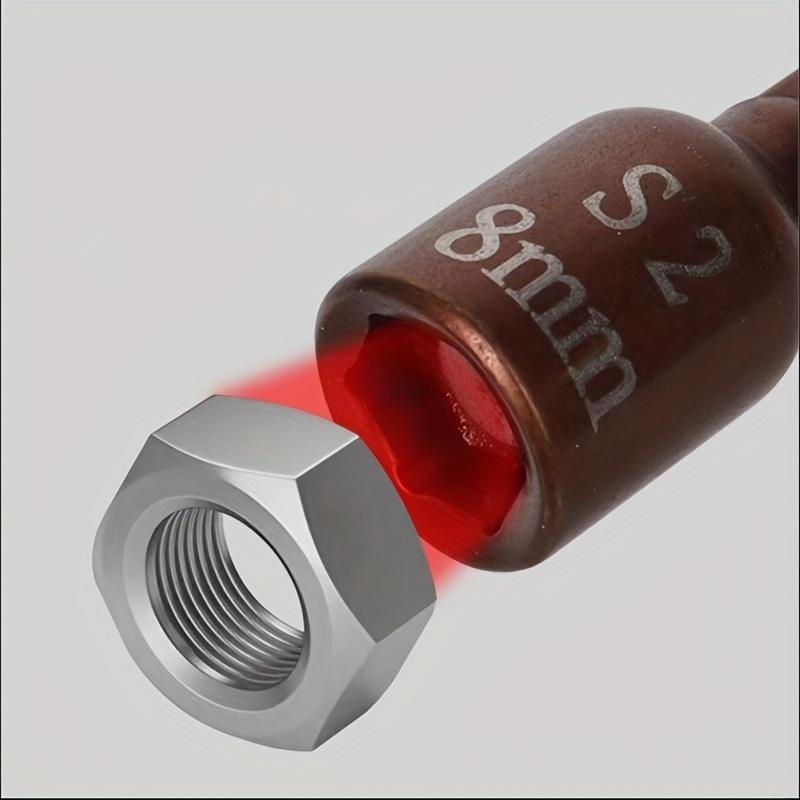 1/3 Stück S2 Stark Magnetisch Sechskant Schraubendreherkopf Luft/Diesel Schraubendreherkopf Elektrischer Magnetismus Innensechskant Schraubendreher Bit