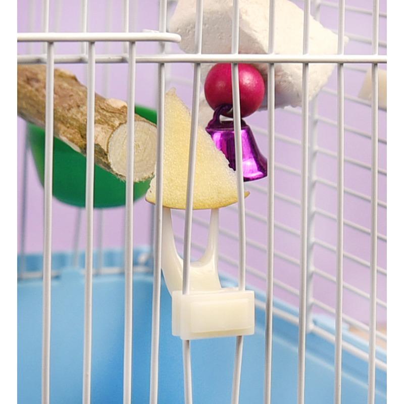 Fruit Fork Bird Cage Accessories for Parrots Tiger Skin Black Wind Bird Food Bird Supplies Toys Vegetable and Fruit Feeders