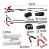 Car Fuel Injector Cleaning Tool Manual DIY Adapter Power Line Nozzle Washing Cleaner Kit