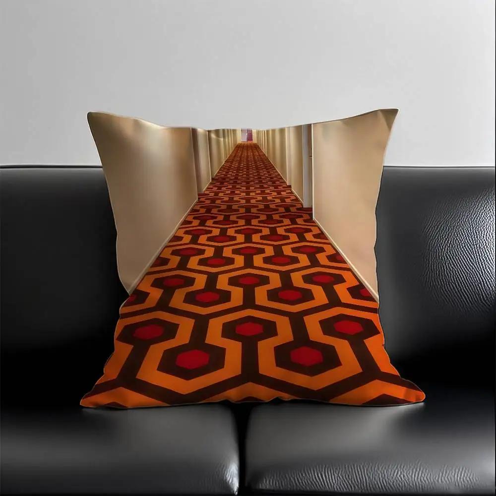 

Horror Movies The Shinings Pillow Case Skin-Friendly And Comfortable Fabric Pillowcase Lnvisible Lilky Zipper 12x12Inch