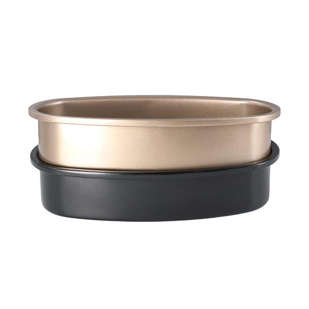 Kitchen Bakeware Oval Shaped Non-stick Carbon Steel Cheese Cake Tin Bread Mould Baking Tool Cake Pan Loaf Tray