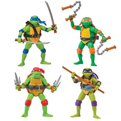 Playmates Toys Teenage Mutant Ninja Turtles Mutant Mayhem Basic Figures Turtle 4-Pack