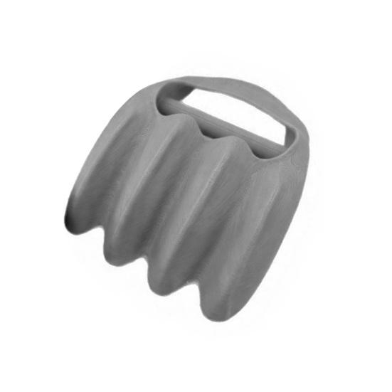 Захват для песка с несколькими когтями, 3D-печатный инструмент для копания на пляже для детей, Портативная лопатка для песка для строительства замков, Игрушка для улицы серый