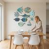 10Pcs Wall Art Wooden Decorations Retro Fish Wall Decor  Bedroom Home Decorations