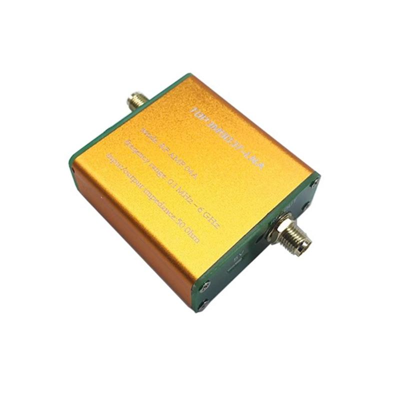 100K-6Ghz RFAmp FullBand Amplifier Preamplifier SMAFemale Connector HighLinearity UltraLow NoiseGain Amplifier