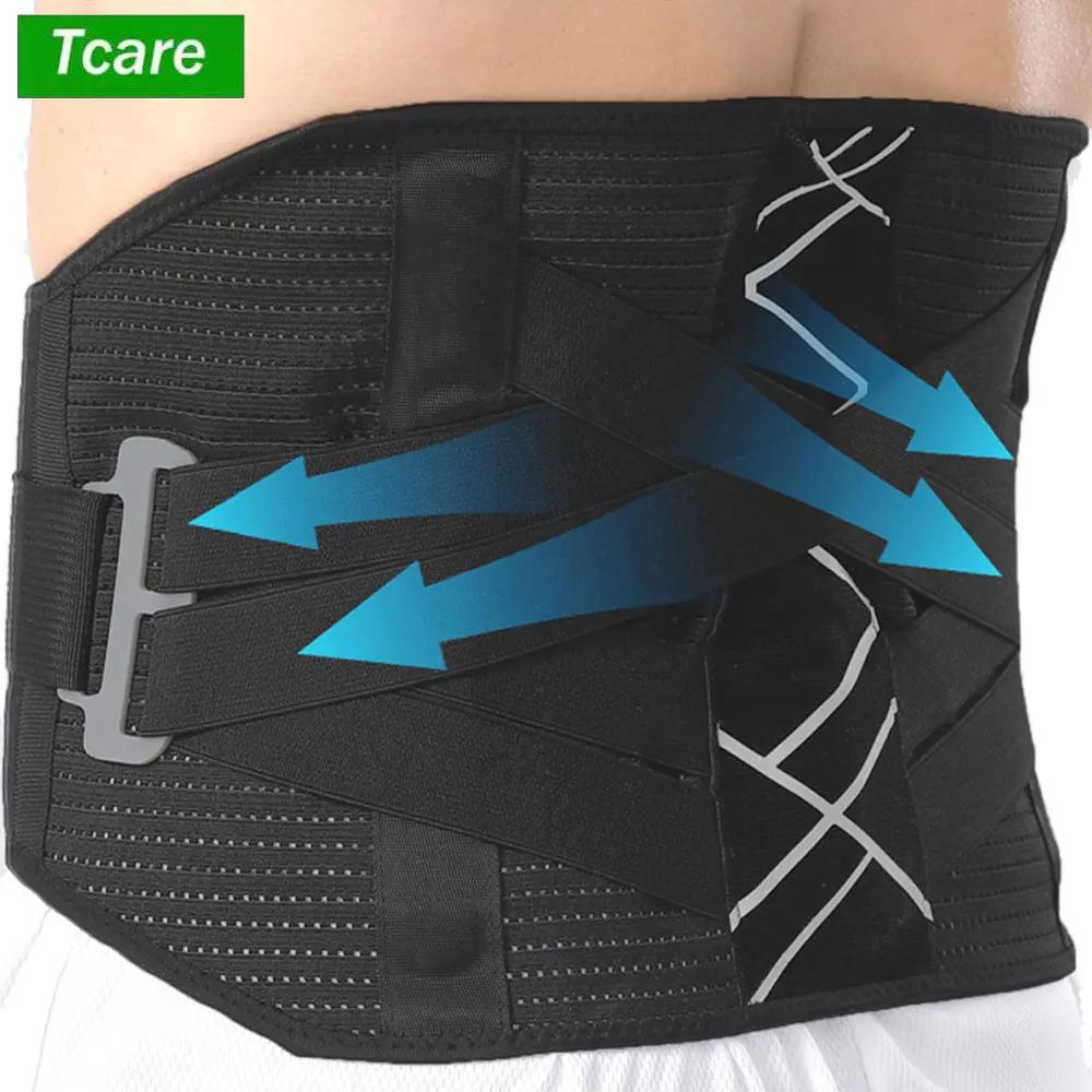Breathable Back Brace For Lower Back Pain Relief Waist Support Belt With Curved Spine Support For Men Women