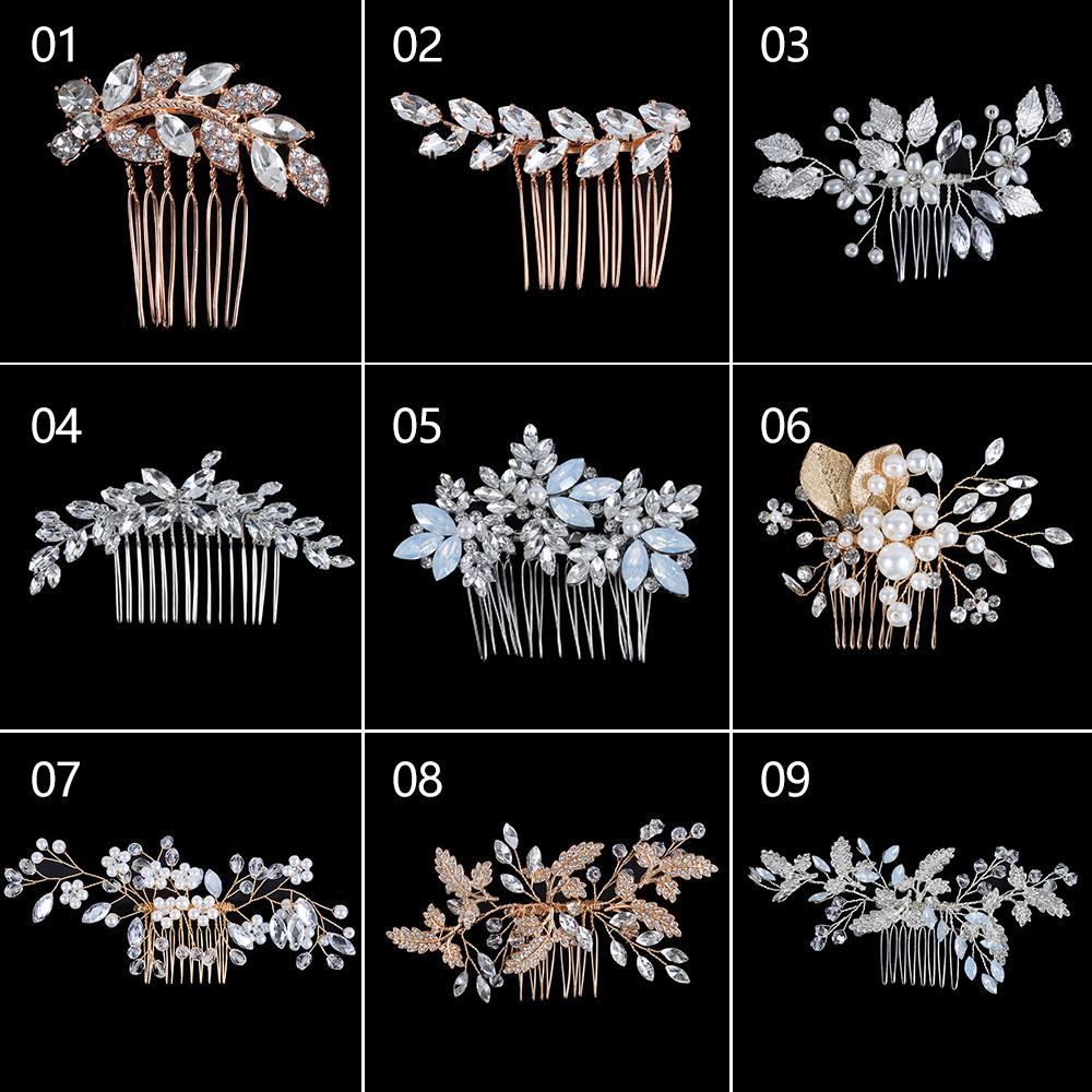 

Нежные жемчужные листья, тиара, украшения для волос, свадебные заколки, расчески для волос, головной убор, заколка для волос с цветком 1