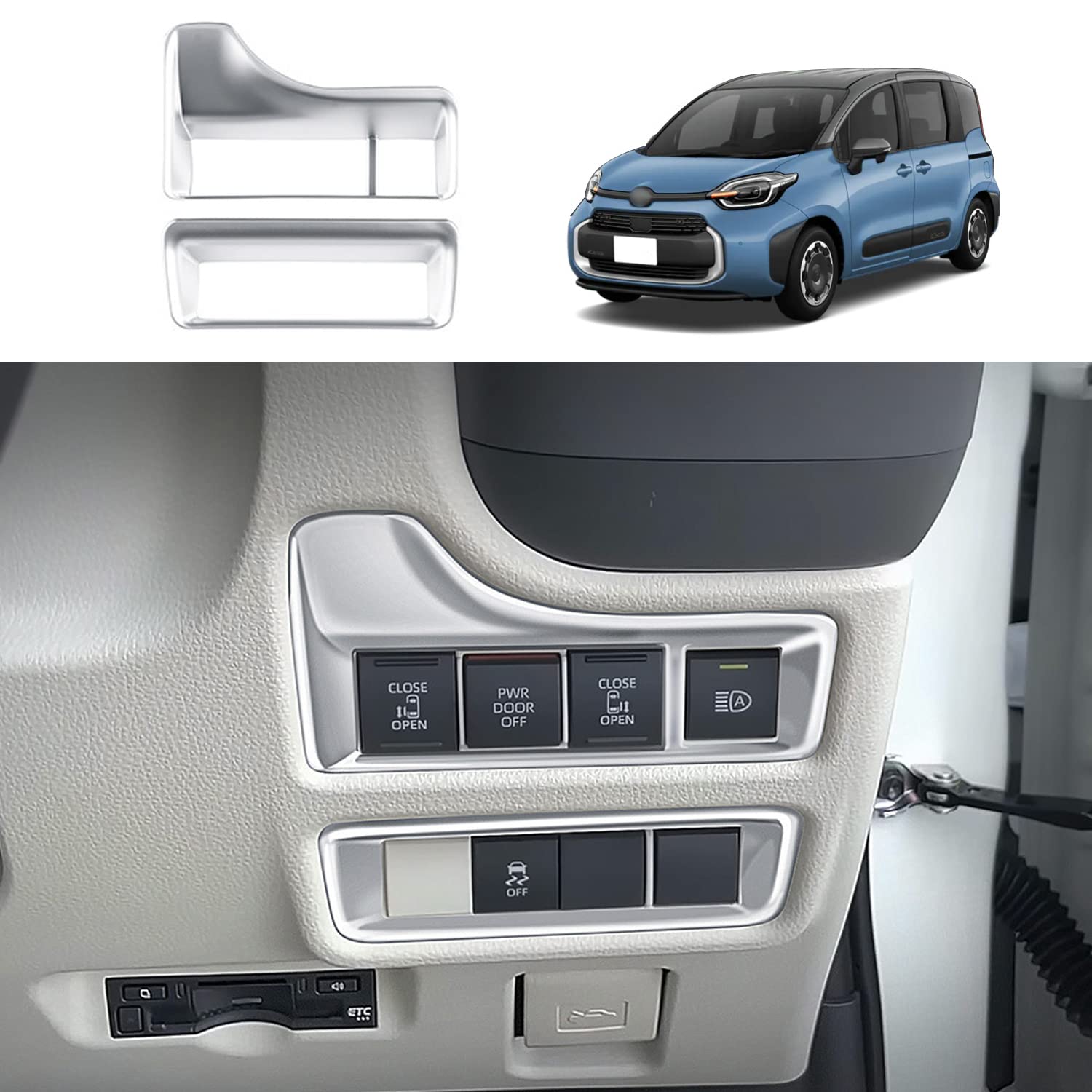 YOFAMO Toyota Sienta New Model 3rd Generation 10 Series (August серебряный