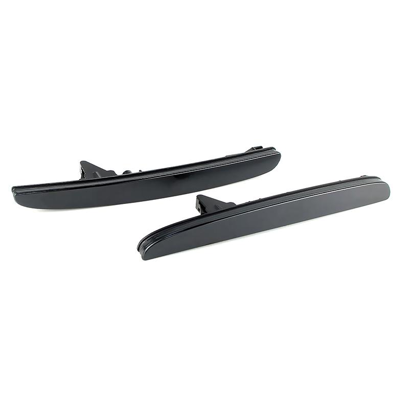 2pcs For 2017-up Honda Civic Hatchback, Type-R, or SI 4-Door Sedan  LED Bumper Reflector Light Red/Black Shells Accessories