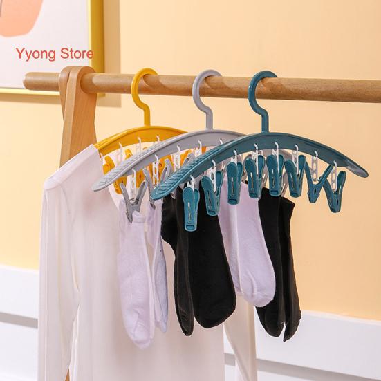Cheap 8Clip AntiSlip Pants Hanger for Closet Organization Easy