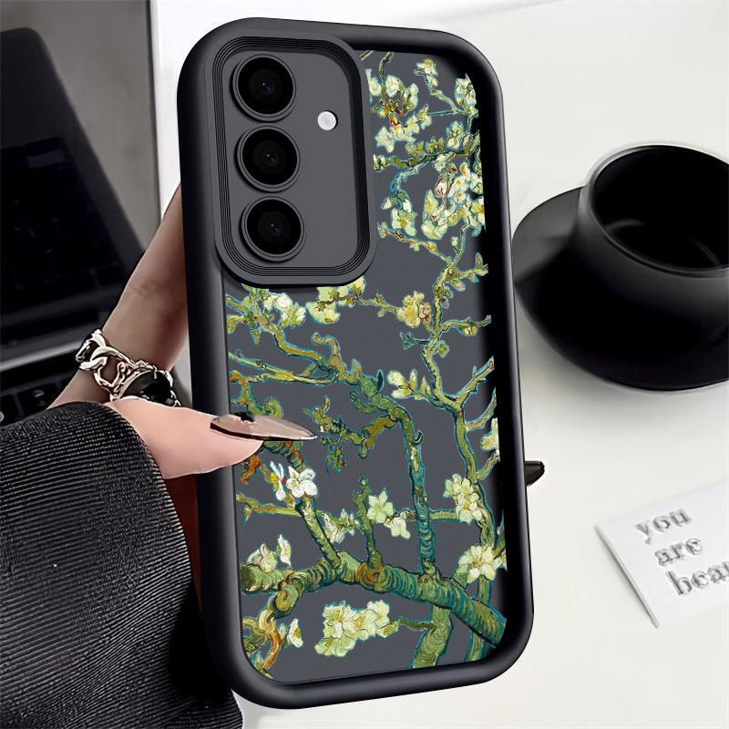 Phone Case For Samsung S26 S25 S24 S23 S21 S20 Ultra Van Gogh Wheatfield Cypresses Painting For Galaxy S25 S24 FE S26 Plus Cover