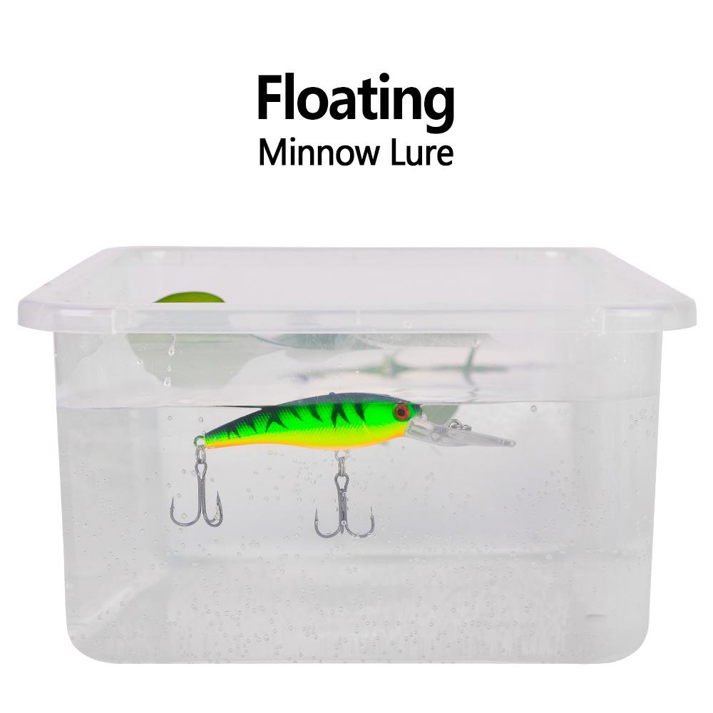 PRO BEROS 9cm/7.28g Minnow Hard Plastic Bionic Fishing Lure - Model DXM006