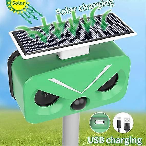 Ultrasonic Animal Repeller Solar,Waterproof Cat Repellent,Fox Repellent,Rat repellent,Ultrasonic Dog Repellent