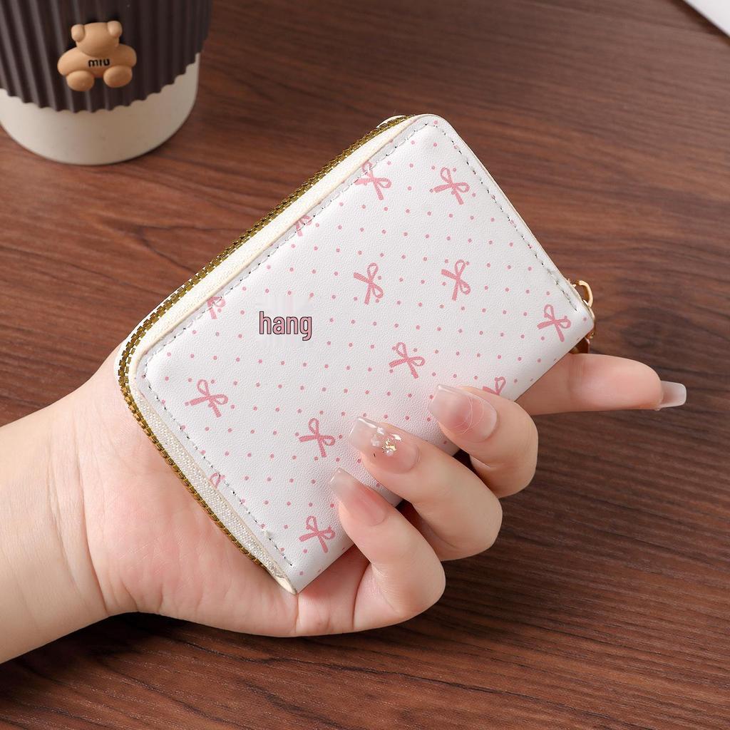 Women's Large Capacity Card Holder - Compact Ultra-Thin Card Sleeve & Coin Purse with Driver's License Storage