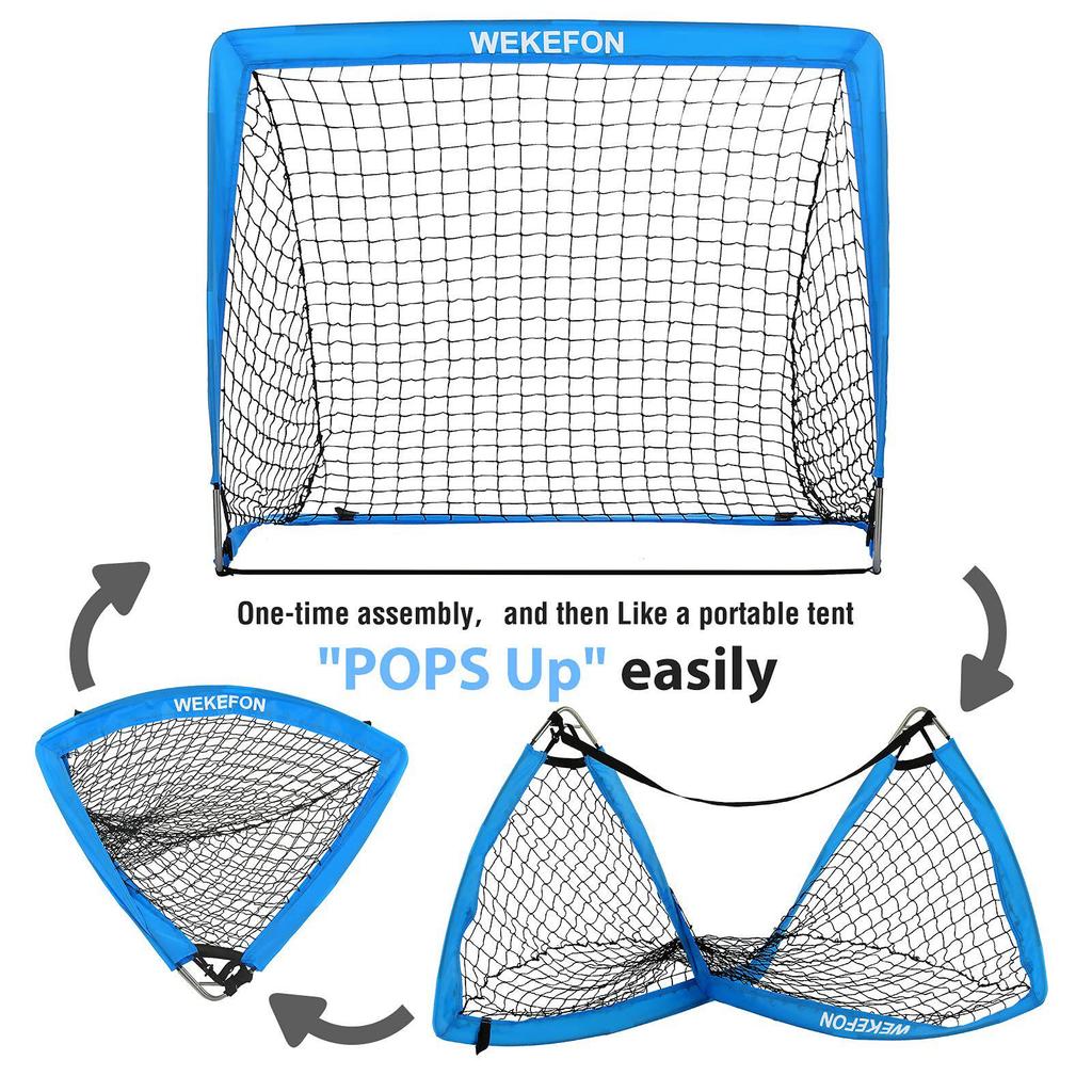 Portable Folding Soccer Goal for Kids - Movable Training Net Frame, Hot Selling