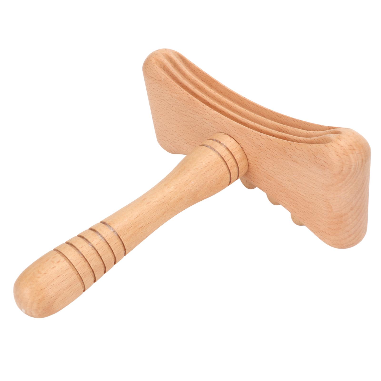 

Деревянный инструмент Гуа Ша Портативный с закругленными краями Деревянный скребок Массажный инструмент для шейного отдела позвоночника плеча