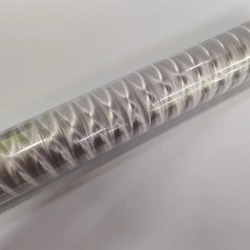 Reeded Glass Window Film, Privacy Film, Frosted Window Vinyl, 3D Decorative Decals, Non Adhesive, Bathroom, Living Room