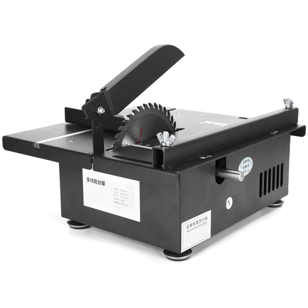 Mini Table Saw Set DIY Home Woodworking Machine Small Cutting Tools 1200W 110‑240VUS Plug