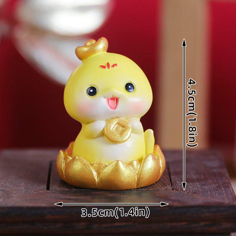 New Year Muffin & Cupcake Decoration Ornament with Transparent Packaging Box