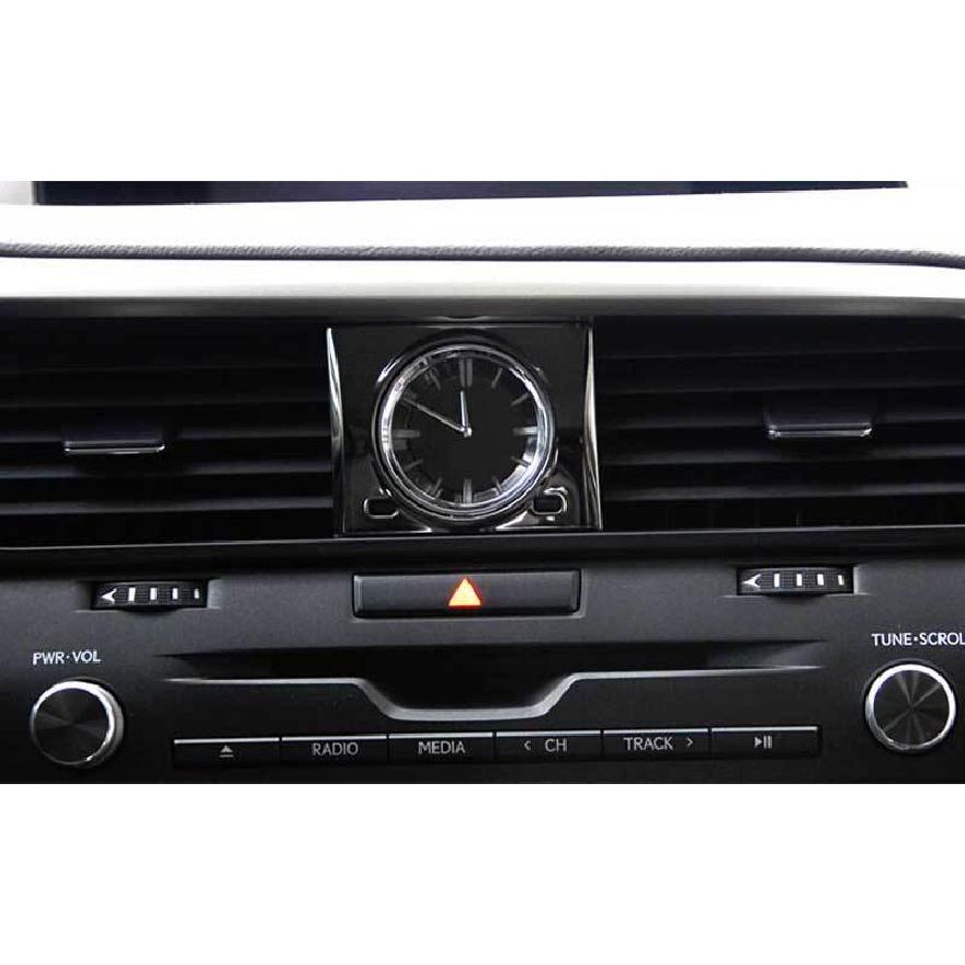 For Lexus RX350 450h 2016-2019 Black Titanium Center Console Clock Cover Trim 1X