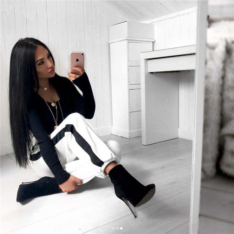 Pantalones de cintura alta de chándal para mujer comprar a buen precio —  entrega gratuita, reseñas reales con fotos — Joom