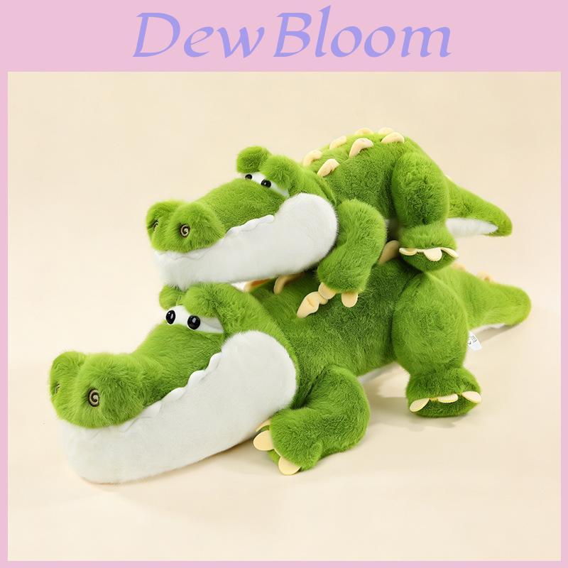 Plush Crocodile Toy Pillow With Soft Pp Cotton For Kids And Teens Bedroom Decor