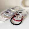 Versatile Satin Thin-Edged Anti-Slip Headband for Women - High-End, Everyday Wear, Face Washing Hair Clip.