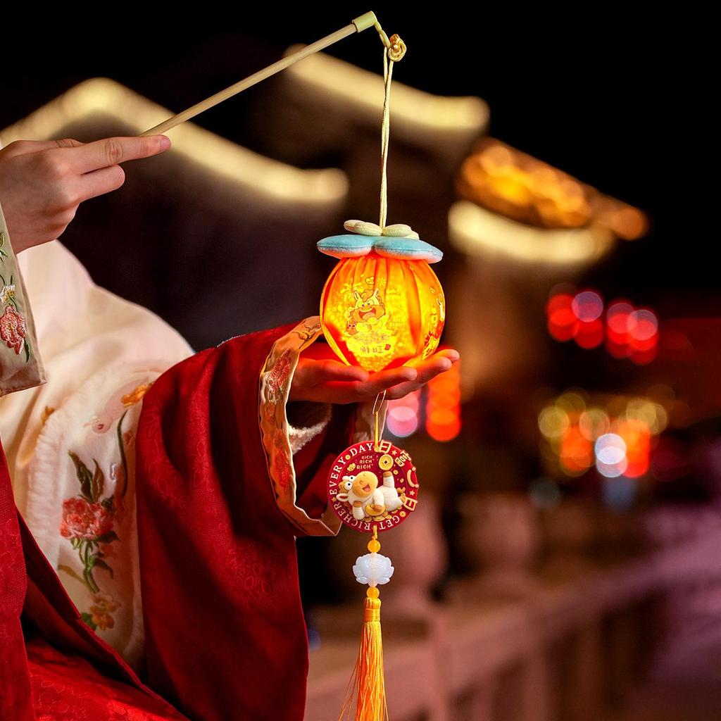 2026 Year of the Horse LED String Lights: New Year Decoration Handheld Pendant for Spring Festival Atmosphere