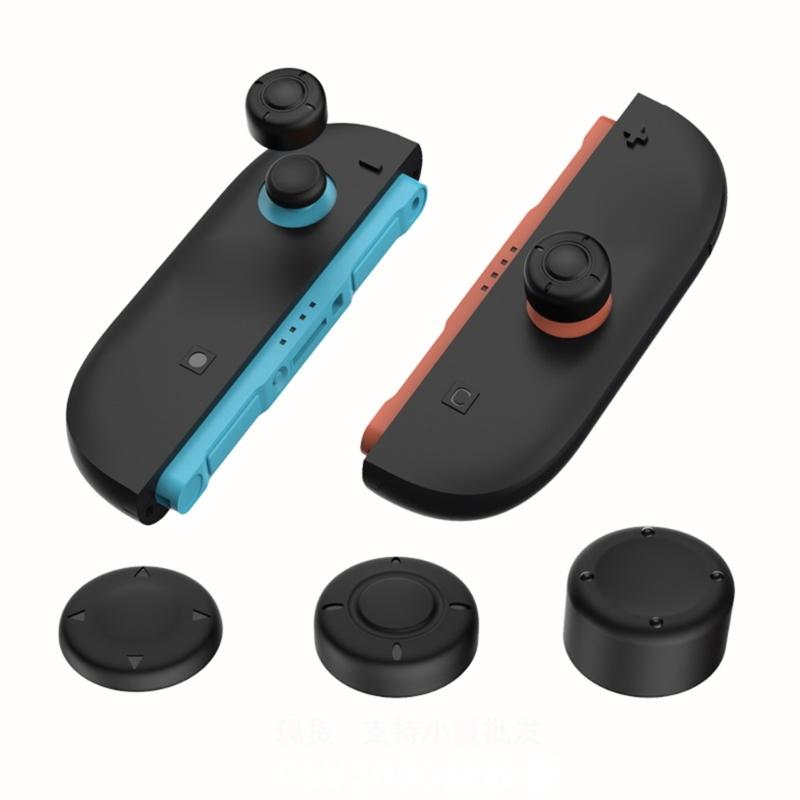 6pcs Rocker Cover for NS2 Controller Silicone Joystick Caps Replacement Thumbstick Cover Gaming Accessories