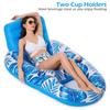 Inflatable Pool Float Adult Pool Floaties Lounger Floats Raft Floating Chair Water Floaties for Swimming Pool Lake Lounge Floa