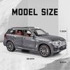 1/24 BMW X5 Alloy Car Model Diecast Car Sound Light Car Lovers Collection Kids Birthday Gift Metal Boys Toys Fashionable Ornaments