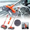 Three-Section Telescopic Car Washer Mop Double Brush Head Car Cleaning Kit  Vehicles