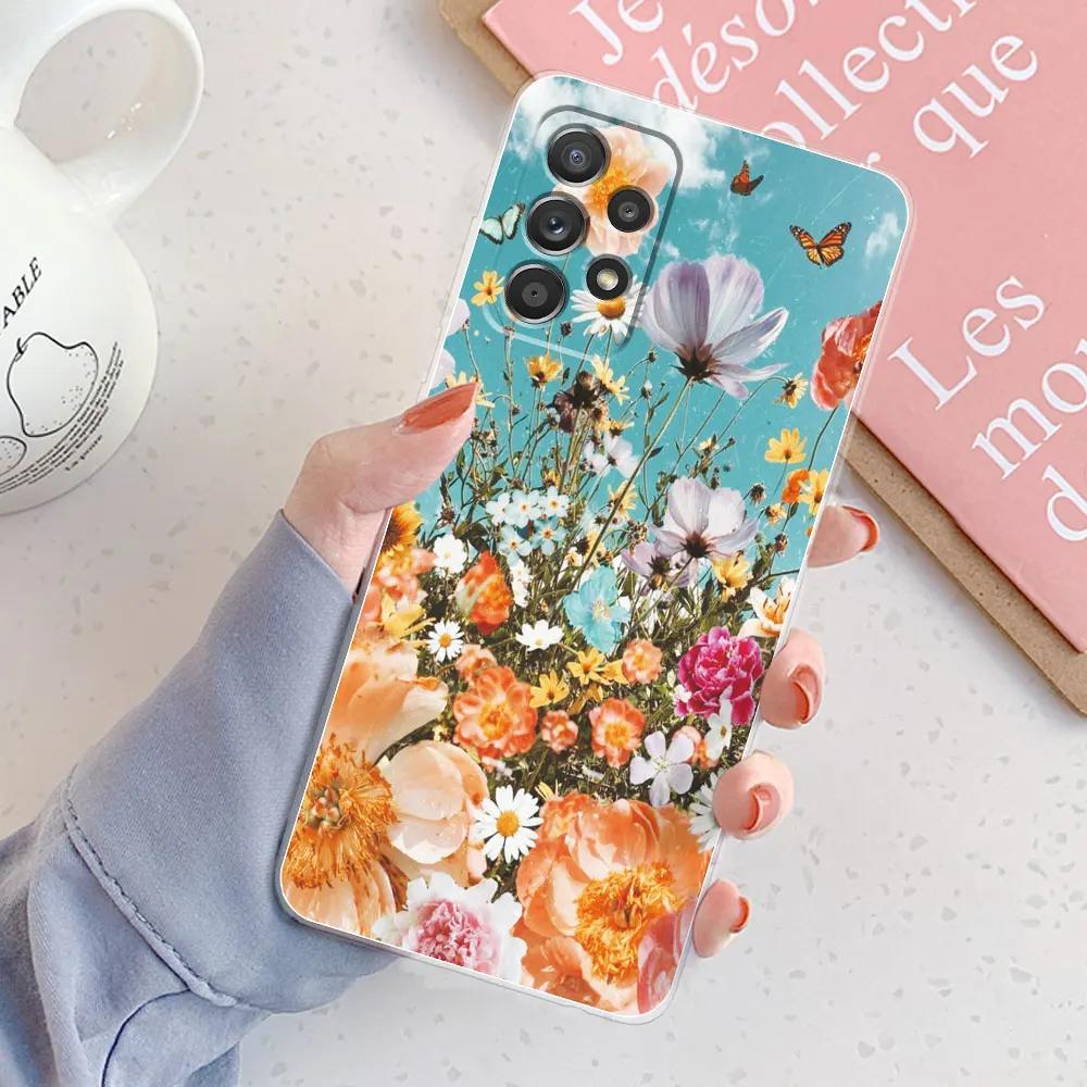 For Samsung Galaxy A52s 5G Soft Silicon TPU Phone Back Cases for Galaxy A52 4G / A53 5G 2022 Covers A33 A24 A54 A34 Clear Paras