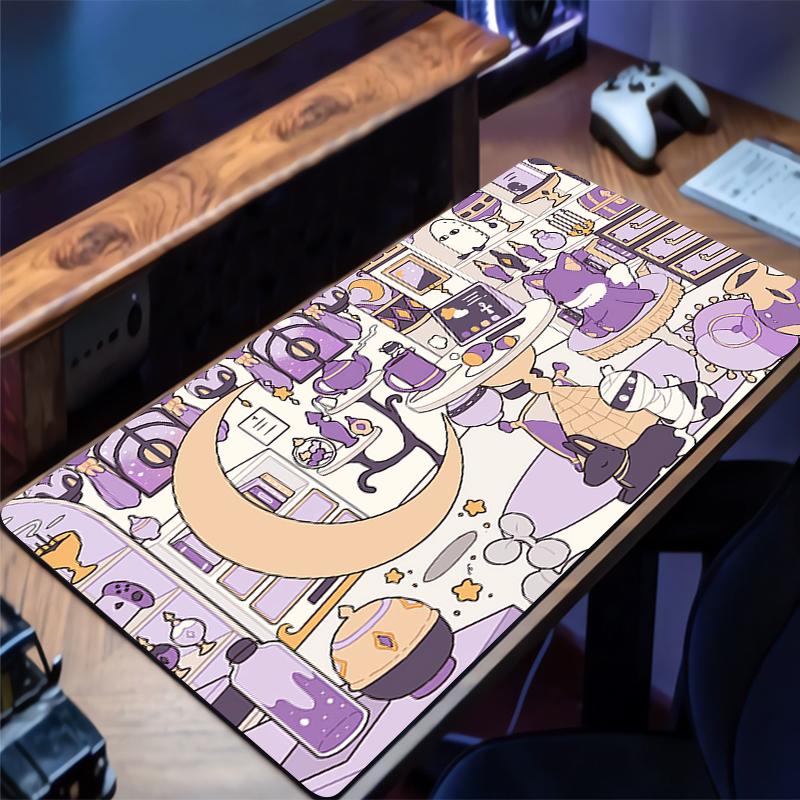 Mouse Pad Anti-slip Durable Desktop Mat Offices PC Accessories Cartoon Keyboard Pad Anime Semyon Room Mouse Mat Tapis De Bureau