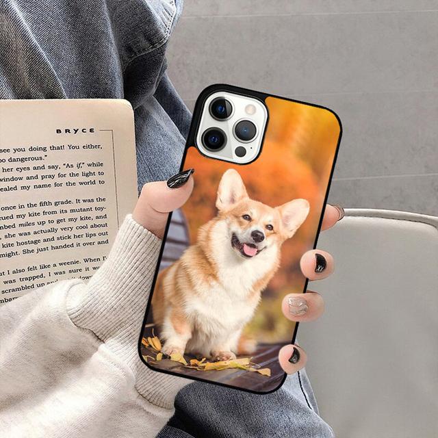 Cute Corgi Dog Phone Case Back Cover for iPhone 17 Air 16 15 14 13 11 12 Pro Max PlusS Shell Coque