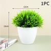 Artificial Plant Pot Household Tabletop Ornaments Simulation Green Plants Small Trees And Grass Multi-Style Garden Decoration