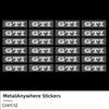 3D Metal Car Emblem Letter Decorative Stickers Badge Decal For Volkswagen VW Golf GTI Polo Passat Scirocco Tiguan Jetta Touareg