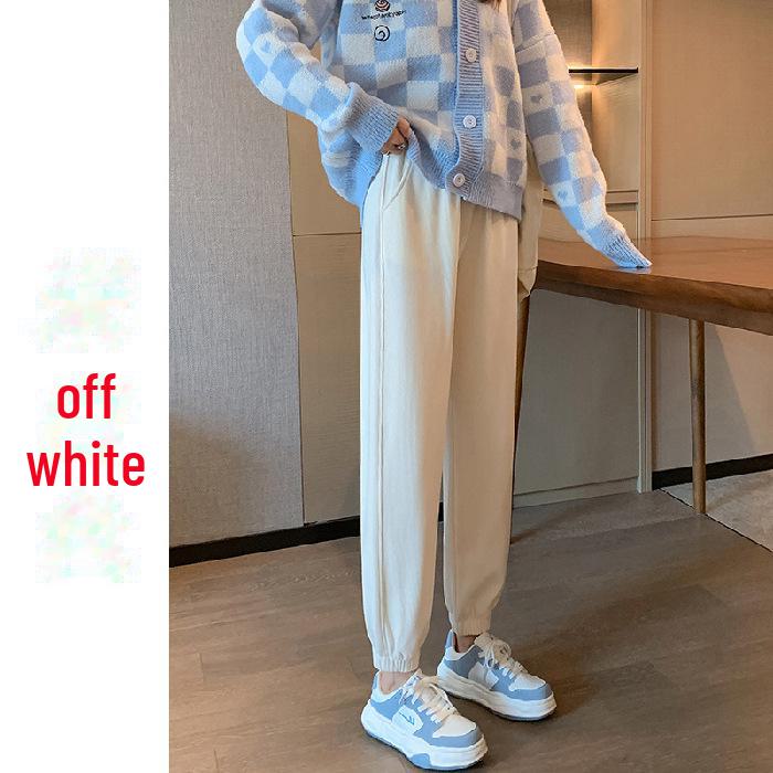 European Chenille Cotton Velvet Maternity Leggings – Thick, Slimming, Winter Sweatpants