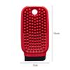 1Pcs Multifunctional Fruit Vegetable Brush Food-Grade Double Side Pet Bath Brush Silicone Peeler Scraper Potato Carrot Cleaner