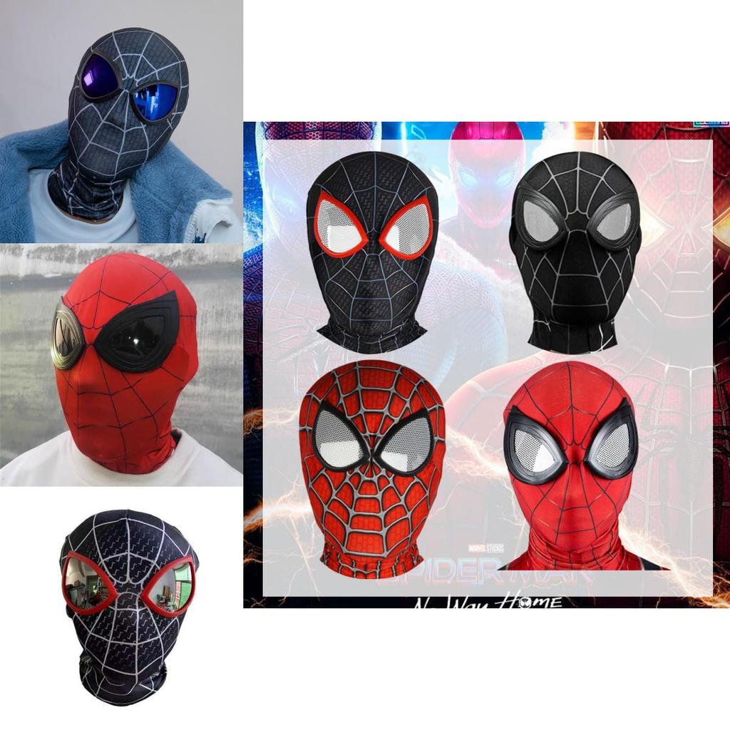 Spider-man Halloween Costume For Kids And Adults Funny Spiderman Mask Headgear