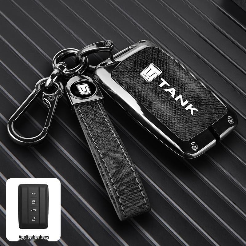 2024 Tank 300 Key Cover: Unisex Metal Shell with Buckle