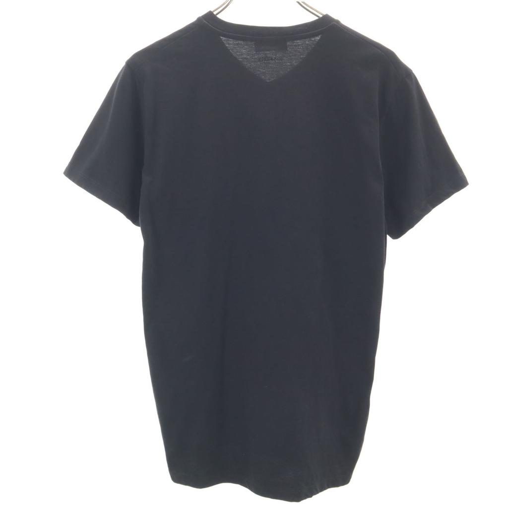 JIL SANDER Made in greece Short sleeve V neck T-shirt L black Plain Men's Used