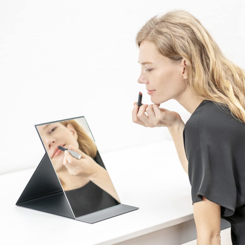 HORIUCHI MIRROR Beauty Favorite Folding LL Makeup Christmas Gift - Professional's Mirror, Size, Black, Mirror,