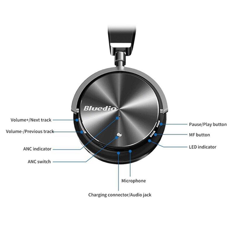 Buy Bluedio T4 (Turbine) Active Noise Cancelling Bluetooth