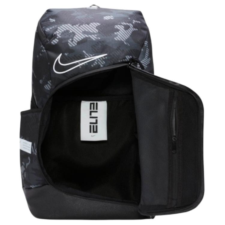 Nike Hoops Elite Pro Backpack Men Black Camo Lightweight Casual DA7278-010