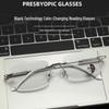 Premium Ultra-Light Photochromic Anti-Blue Light Presbyopia Glasses for Youthful Style