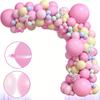 132pcs Rainbow Unicorn Balloon Arch Wreath Kit, Pink Yellow blue latex balloon Colorful Unicorn Aluminum balloon Summer party de