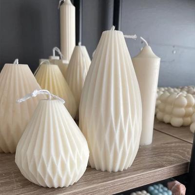 DIY Candle Silicone Mold Making Mold Geometric Mould 3D Shape Resin Epoxy for Handmade Soap Craft Mould Form Home Decoration
