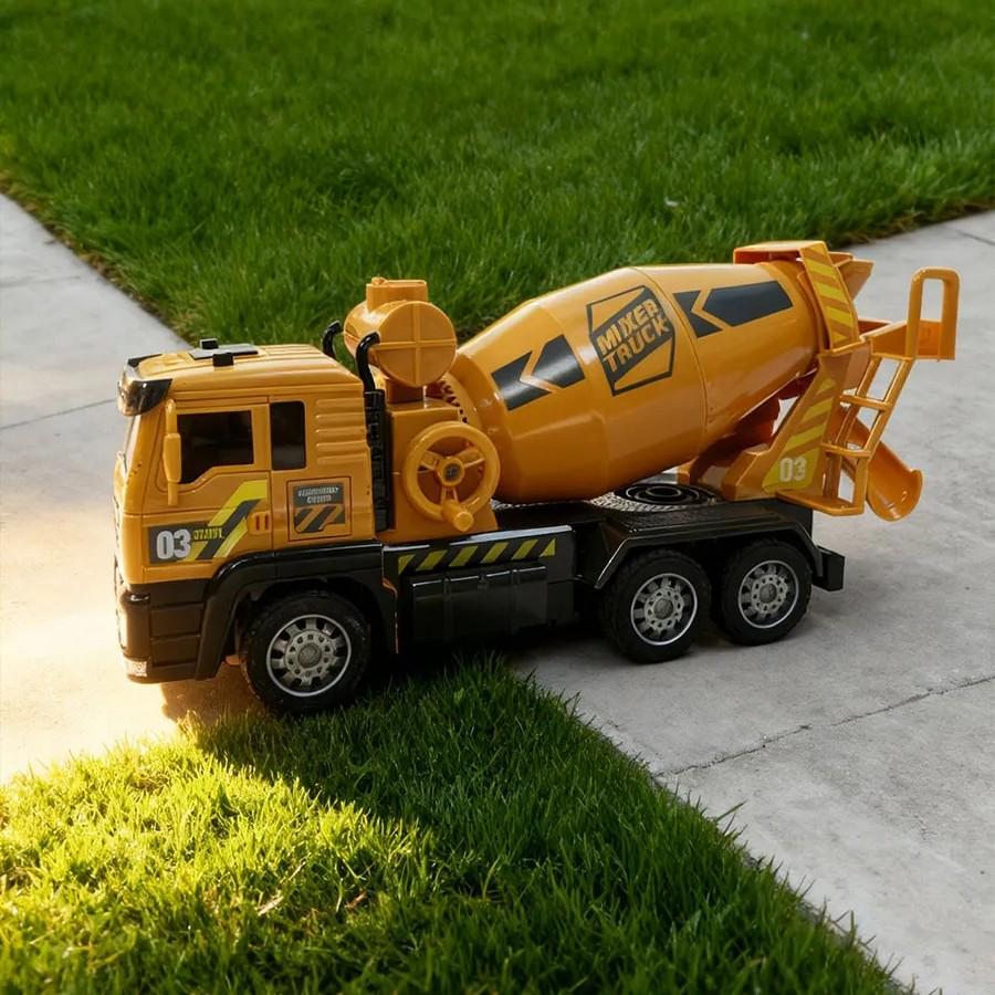 Remote Control 4-Wheel Drive Snow Roller Toy Car жёлтый